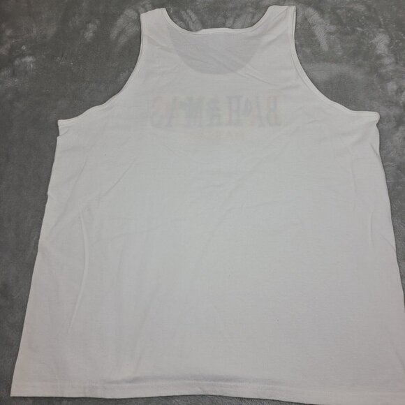 RETRO‎ NASSAU BAHAMAS FLOWY BEACH VIBES/PALM TREE SOUVENIR TANK TOP XL - Picture 4 of 6
